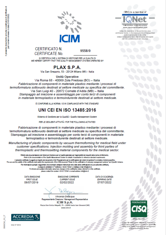 UNI EN ISO 13485:2021