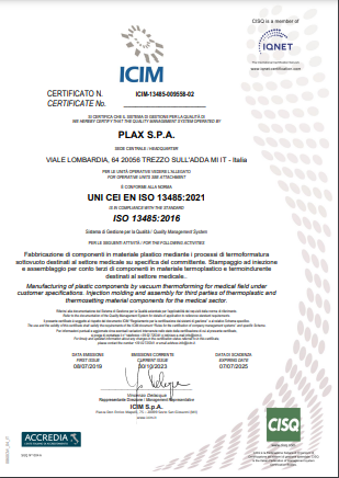 UNI EN ISO 13485:2021